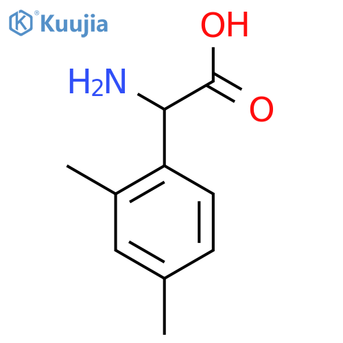 Amino(2,4-dimethylphenyl)acetic Acid structure