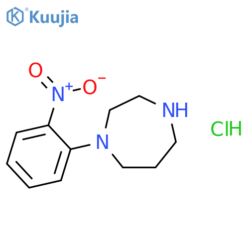 1-(2-Nitrophenyl)-1,4-diazepane Hydrochloride structure