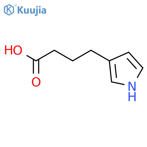 4-(1H-pyrrol-3-yl)butanoic acid structure