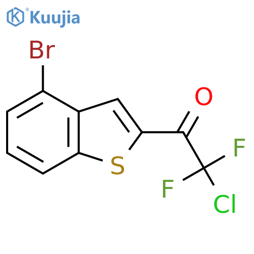 1-(4-BromobenZo[b]thiophen-2-yl)-2-chloro-2,2-difluoroethanone structure