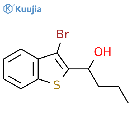 1-(3-BromobenZo[b]thiophen-2-yl)butan-1-ol structure