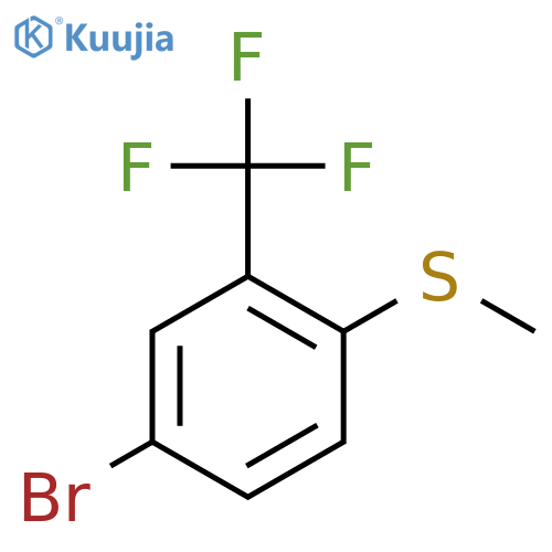 4-Bromo-2-(trifluoromethyl)thioanisole structure
