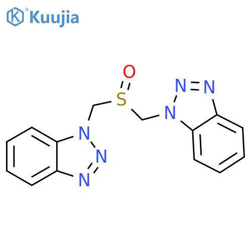 1,1'-[Sulfinylbis(methylene)]bis(1H-benzotriazole) structure