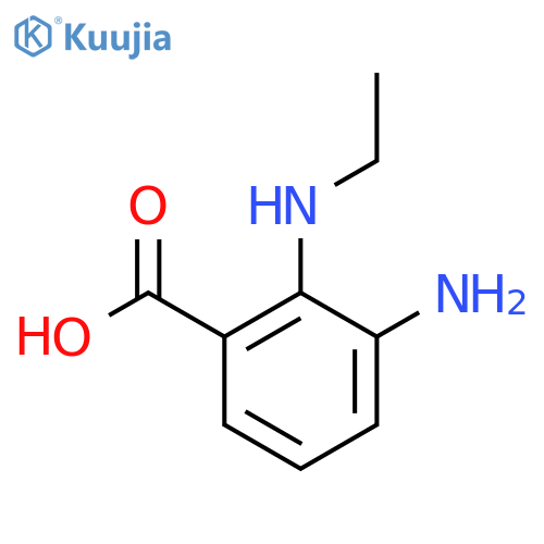 3-Amino-2-(Ethylamino)benzoic acid structure
