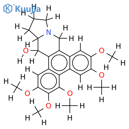 14-Hydroxy-2,3,4,6,7-pentamethoxyphenanthroindolizidine structure