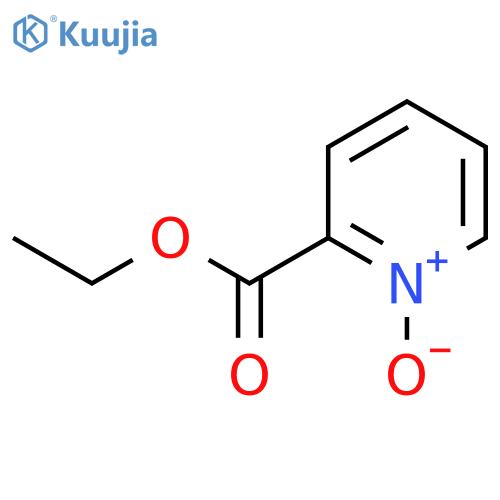 2-Pyridinecarboxylic acid, ethyl ester, 1-oxide structure