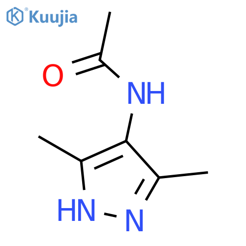 N-(3,5-dimethyl-1H-pyrazol-4-yl)acetamide structure