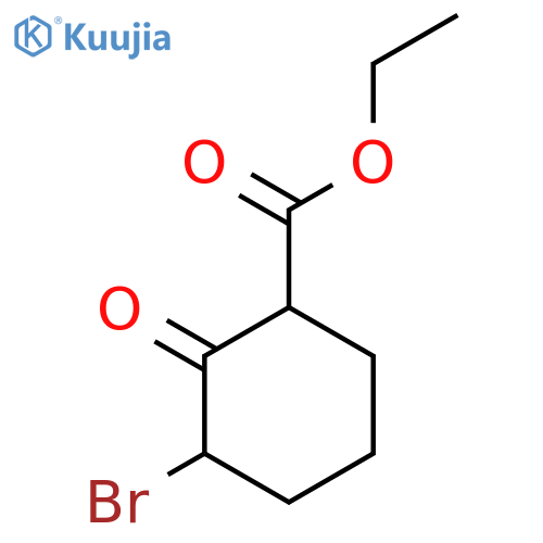 ethyl 3-bromo-2-oxocyclohexane-1-carboxylate structure