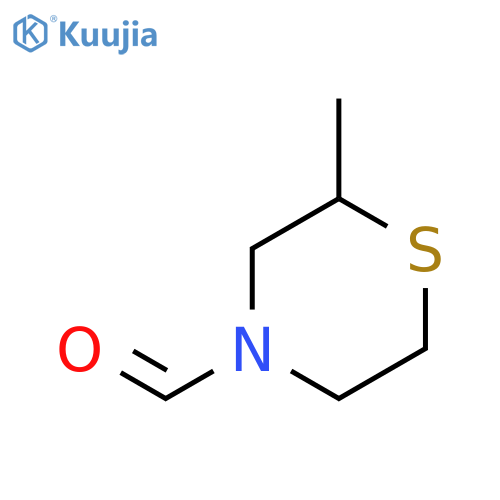 4-Thiomorpholinecarboxaldehyde,2-methyl- structure