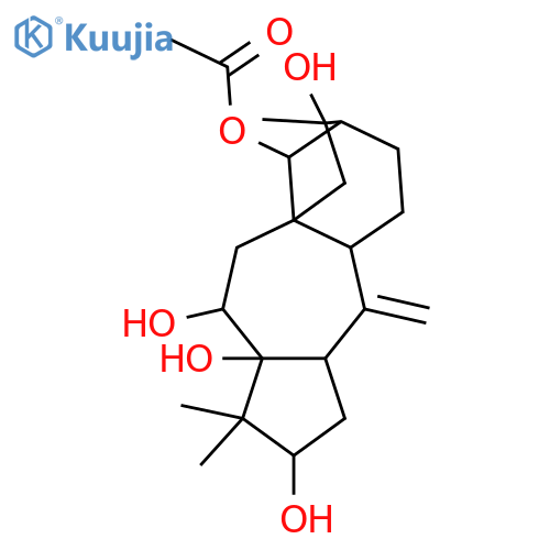 Grayanotox-10(20)-ene-3,5,6,14,16-pentol,14-acetate, (3b,6b,14R)- structure
