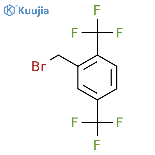 2,5-Bis(trifluoromethyl)benzyl bromide structure