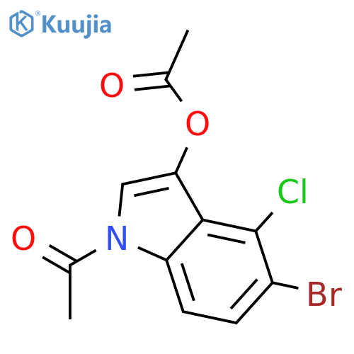 5-Bromo-4-chloro-3-indolyl-1,3-diacetate structure