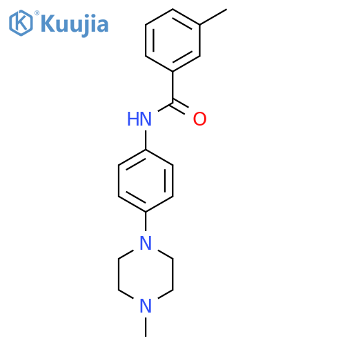 3-Methyl-N-[4-(4-methylpiperazin-1-yl)phenyl]benzamide structure