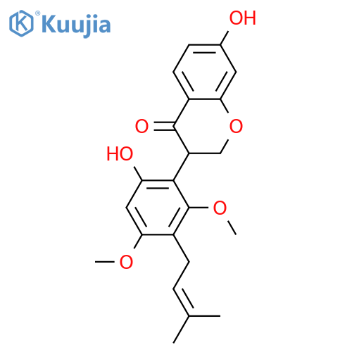Glicoisoflavanone structure