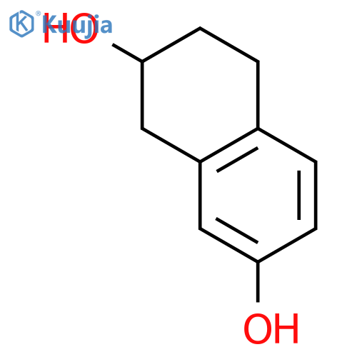 2,7-Naphthalenediol, 1,2,3,4-tetrahydro- structure