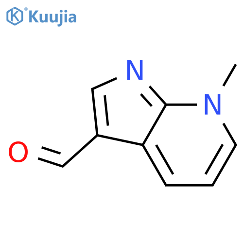 7H-Pyrrolo[2,3-b]pyridine-3-carboxaldehyde,7-methyl- structure