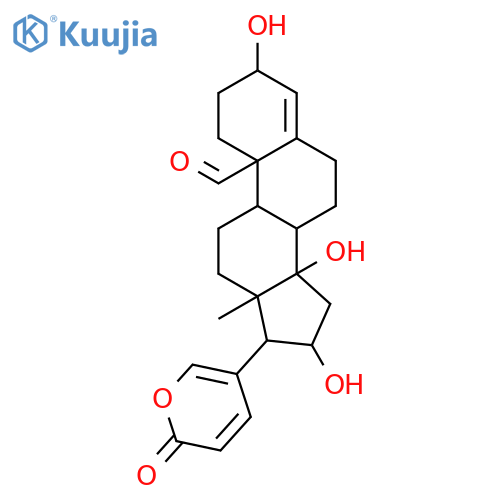 Bufa-4,20,22-trienolide,3,14,16-trihydroxy-19-oxo-, (3b,16b)- (9CI) structure