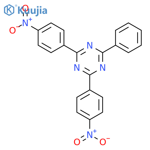 1,3,5-Triazine,2,4-bis(4-nitrophenyl)-6-phenyl- structure
