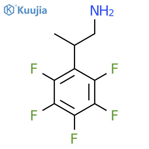 2-(pentafluorophenyl)propan-1-amine structure