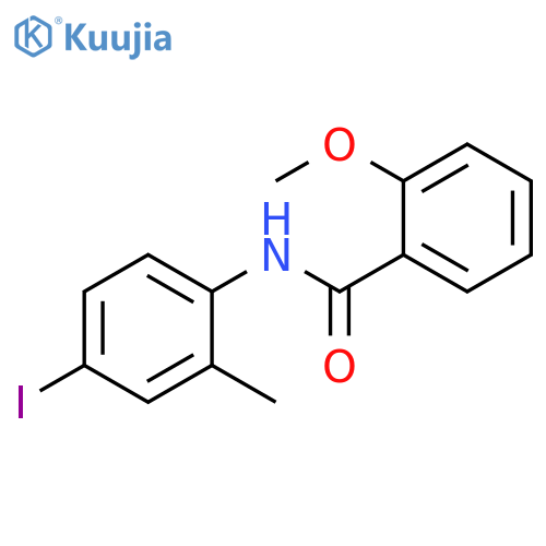 N-(4-Iodo-2-methylphenyl)-2-methoxybenzamide structure