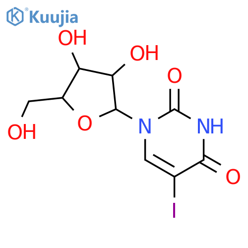 2,4(1H,3H)-Pyrimidinedione,1-b-D-arabinofuranosyl-5-iodo- structure
