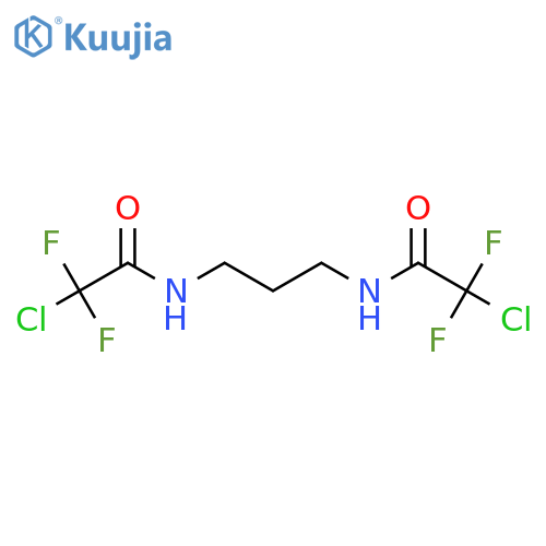 2-chloro-N-(3-{[chloro(difluoro)acetyl]amino}propyl)-2,2-difluoroacetamide structure