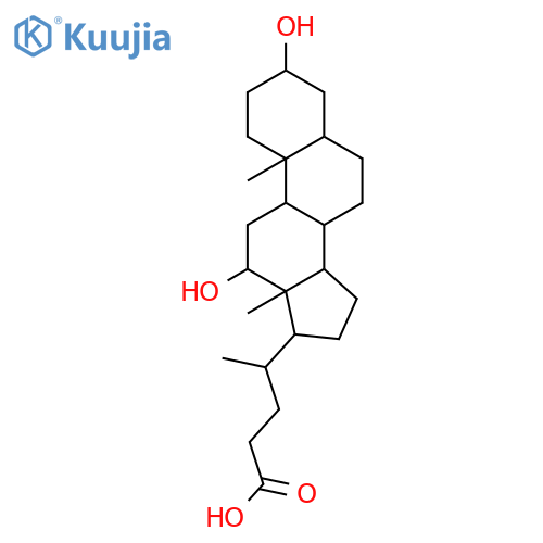 Cholan-24-oic acid,3,12-dihydroxy-, (3a,12a)- structure