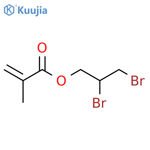 2-Propenoic acid,2-methyl-, 2,3-dibromopropyl ester structure