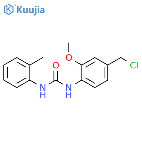 Urea, N-[4-(chloromethyl)-2-methoxyphenyl]-N'-(2-methylphenyl)- structure