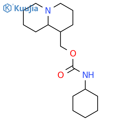 Carbamic acid, cyclohexyl-, (octahydro-2H-quinolizin-1-yl)methyl ester structure