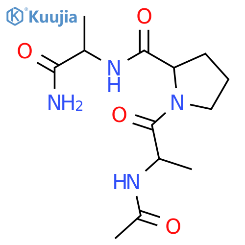 L-Alaninamide,N-acetyl-L-alanyl-L-prolyl- (9CI) structure