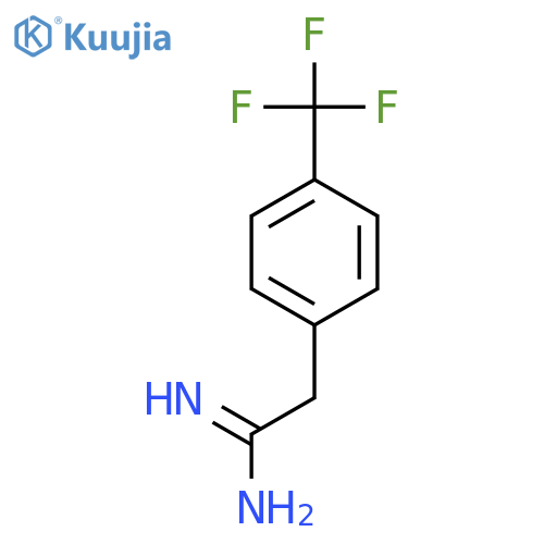 4-(Trifluoromethyl)-benzeneethanimidamide structure