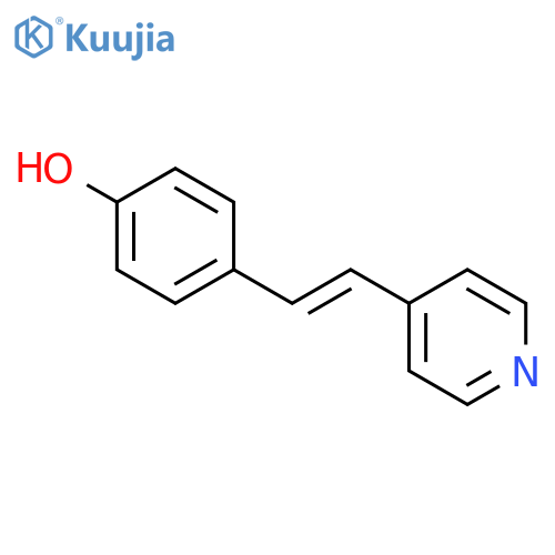4-2-(pyridin-4-yl)ethenylphenol structure