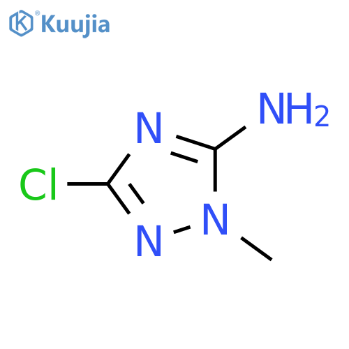1H-1,2,4-Triazol-5-amine, 3-chloro-1-methyl- structure