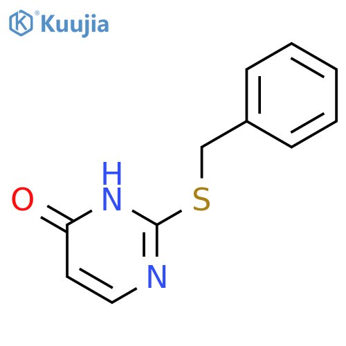 4(3H)-Pyrimidinone,2-[(phenylmethyl)thio]- structure