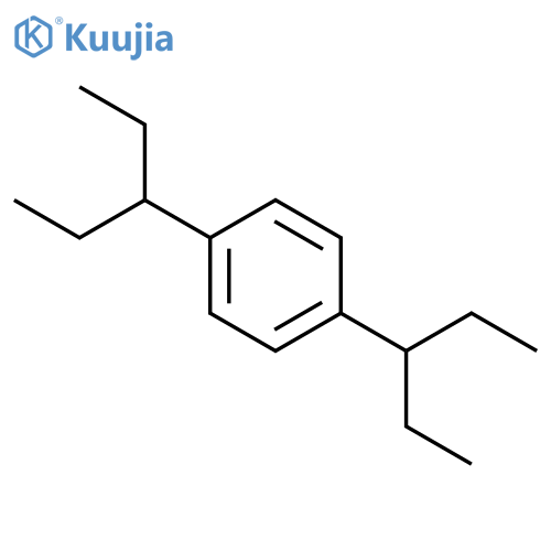 Benzene,1,4-bis(1-ethylpropyl)- structure