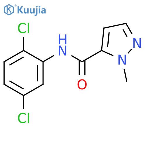 N-(2,5-dichlorophenyl)-1-methyl-1H-pyrazole-5-carboxamide structure