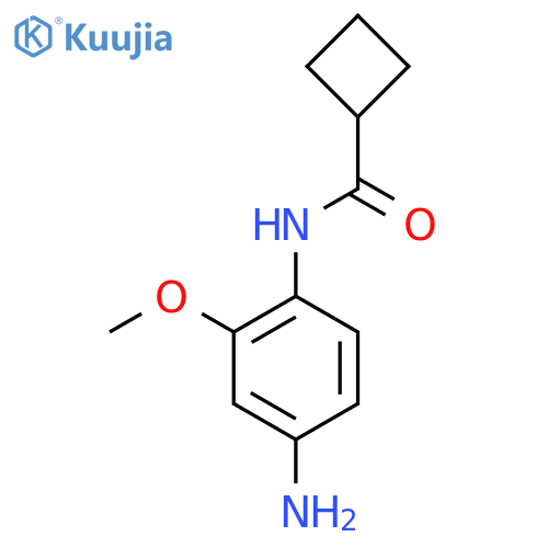 N-(4-Amino-2-methoxyphenyl)cyclobutanecarboxamide structure