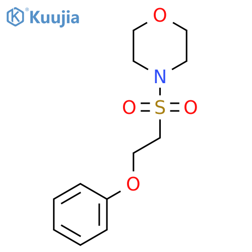 4-(2-phenoxyethanesulfonyl)morpholine structure