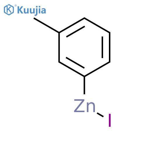 Zinc,iodo(3-methylphenyl)- structure