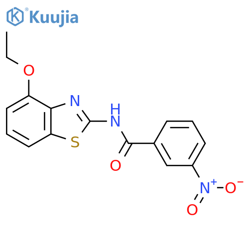 N-(4-ethoxy-1,3-benzothiazol-2-yl)-3-nitrobenzamide structure