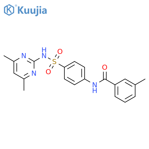 N-{4-[(4,6-Dimethylpyrimidin-2-yl)sulfamoyl]phenyl}-3-methylbenzamide structure