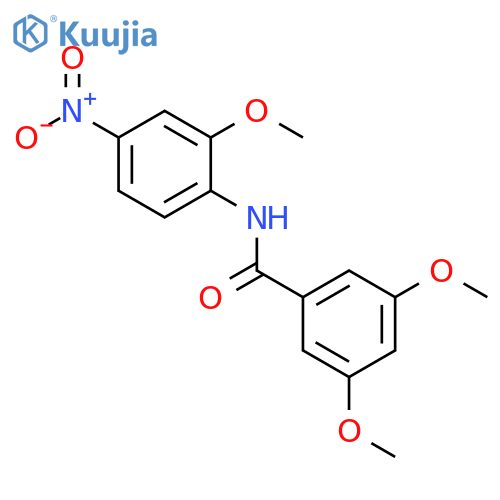 3,5-dimethoxy-N-(2-methoxy-4-nitrophenyl)benzamide structure