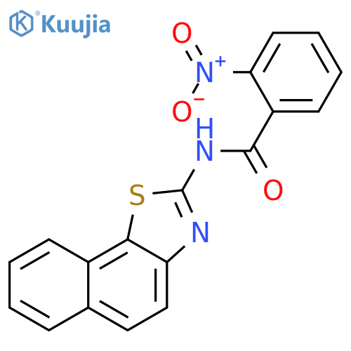 N-[(2Z)-2H,3H-naphtho[2,1-d][1,3]thiazol-2-ylidene]-2-nitrobenzamide structure