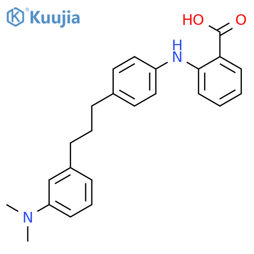 Benzoic acid, 2-[[4-[3-[3-(dimethylamino)phenyl]propyl]phenyl]amino]- structure