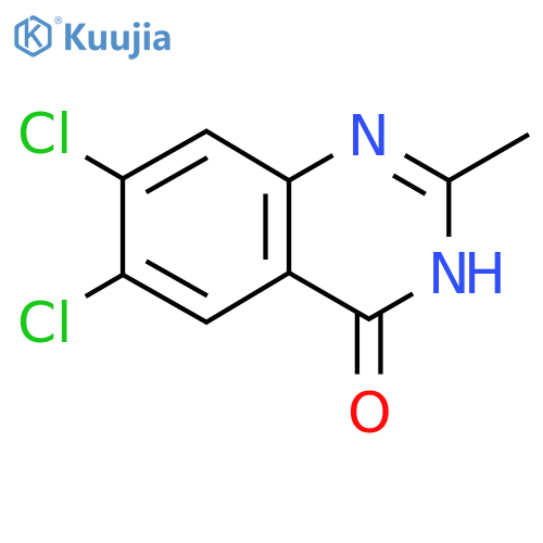 6,7-Dichloro-2-methylquinazolin-4(3H)-one structure
