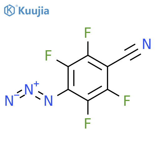 4-azido-2,3,5,6-tetrafluorobenzonitrile structure