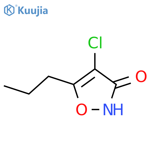 3(2H)-Isoxazolone,4-chloro-5-propyl- structure