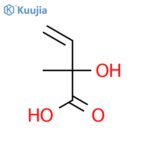2-hydroxy-2-methylbut-3-enoic acid structure
