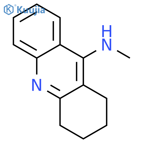 N-methyl-1,2,3,4-tetrahydroacridin-9-amine structure